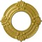 Ekena Millwork Benson Ceiling Medallion (Fits Canopies up to 4 1/8"), 9"OD x 4 1/8"ID x 5/8"P, Rich Gold CM09BNRGS - alternate 1